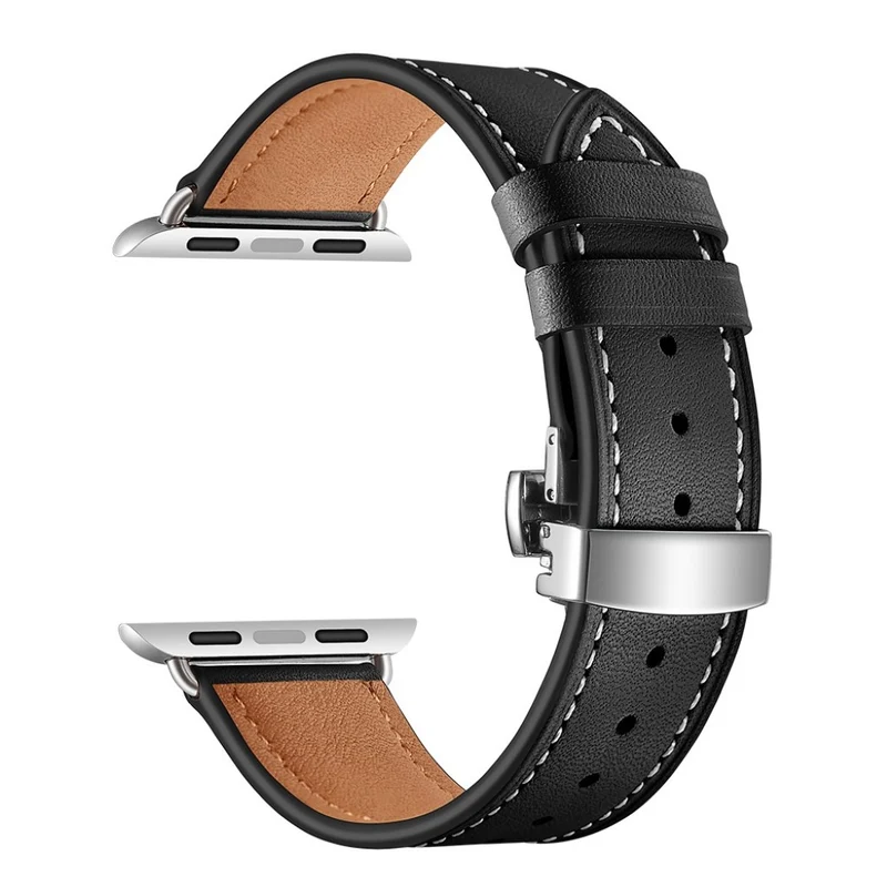 Apple Watch Series 5 44mm / Apple Watch 44mm Echtes Leder armband