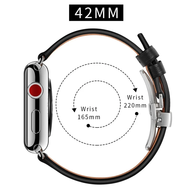 Apple Watch Series 5 44mm / Apple Watch 44mm Echtes Leder armband