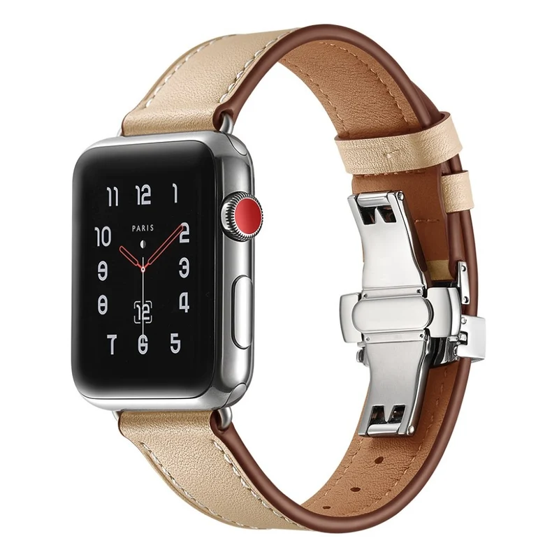 Apple Watch Series 5 44mm / Apple Watch 44mm Echtes Leder armband