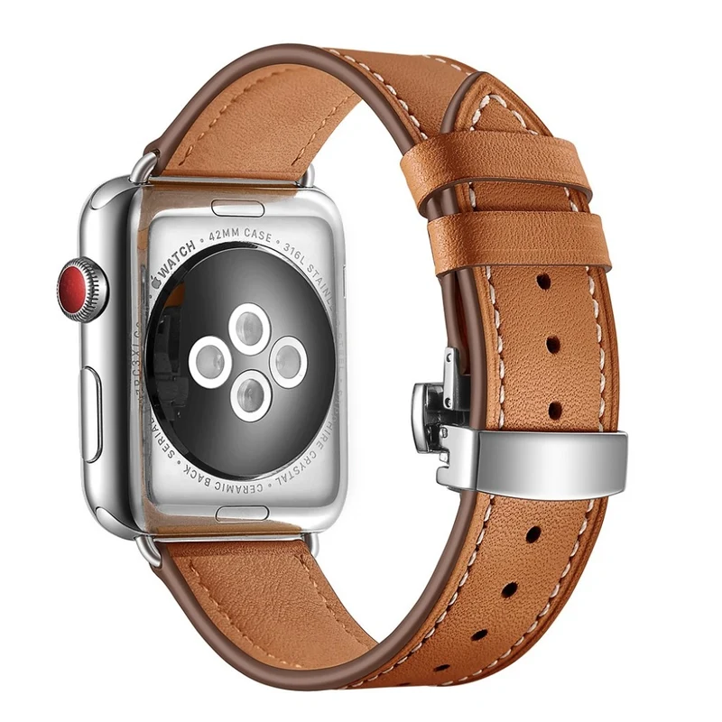 Apple Watch Series 5 44mm / Apple Watch 44mm Echtes Leder armband
