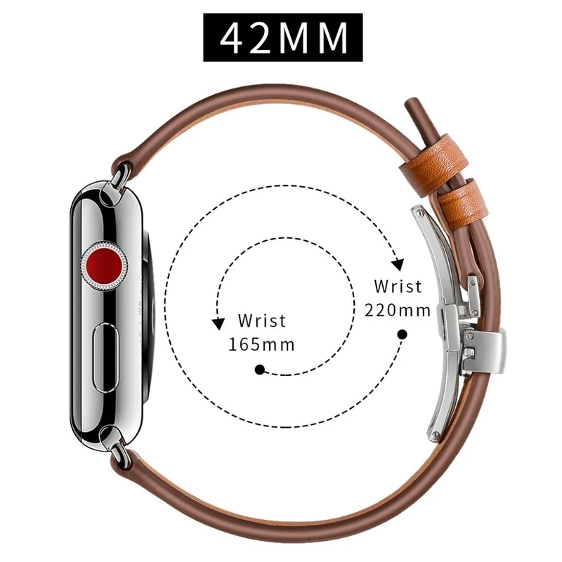 Apple Watch Series 5 44mm / Apple Watch 44mm Echtes Leder armband