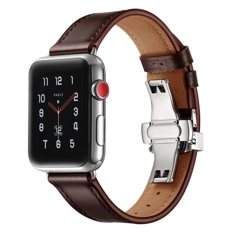 Apple Watch Series 5 44mm / Apple Watch 44mm Echtes Leder armband