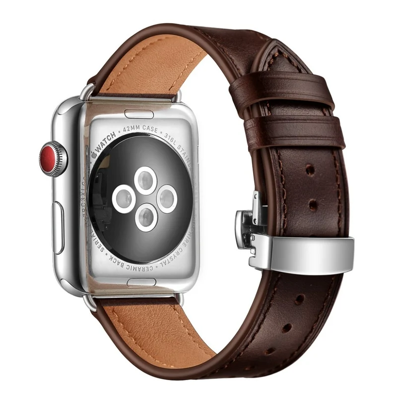 Apple Watch Series 5 44mm / Apple Watch 44mm Echtes Leder armband