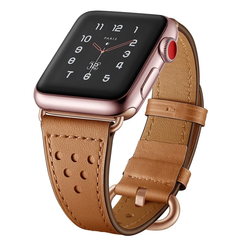 Apple Watch Series 5 44mm / Apple Watch 44mm Echtes Leder armband