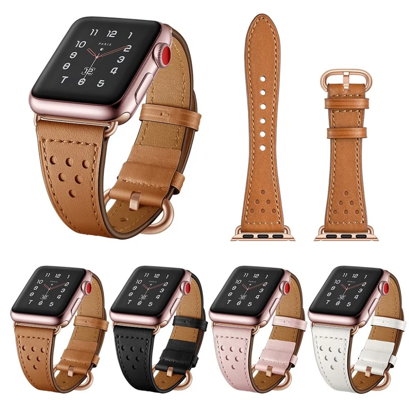 Apple Watch Series 5 44mm / Apple Watch 44mm Echtes Leder armband