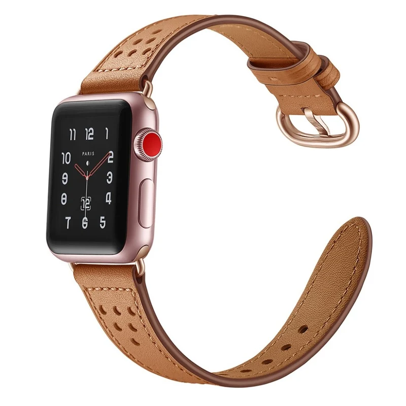 Apple Watch Series 5 44mm / Apple Watch 44mm Echtes Leder armband