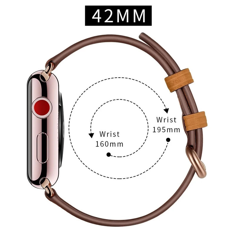 Apple Watch Series 5 44mm / Apple Watch 44mm Echtes Leder armband