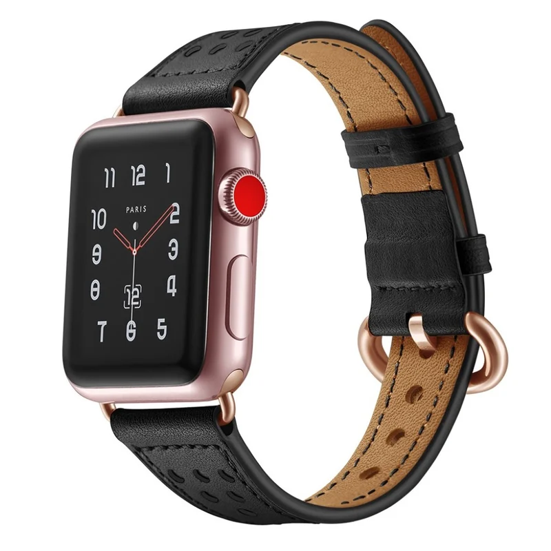 Apple Watch Series 5 44mm / Apple Watch 44mm Echtes Leder armband