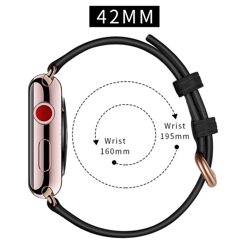 Apple Watch Series 5 44mm / Apple Watch 44mm Echtes Leder armband