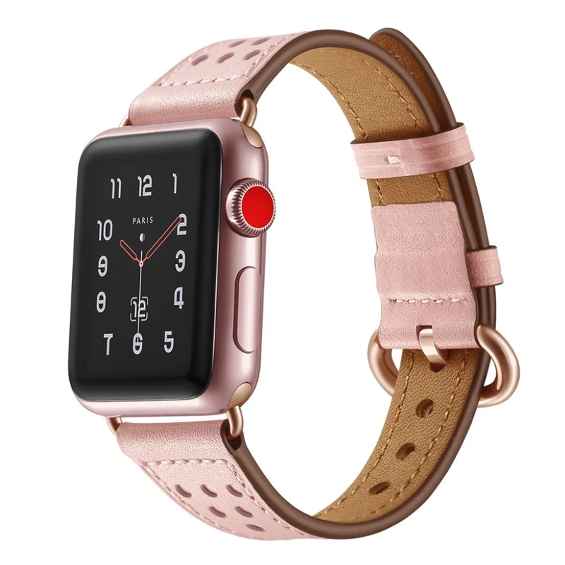 Apple Watch Series 5 44mm / Apple Watch 44mm Echtes Leder armband
