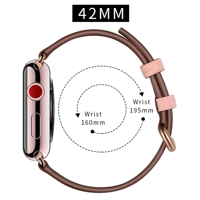 Apple Watch Series 5 44mm / Apple Watch 44mm Echtes Leder armband