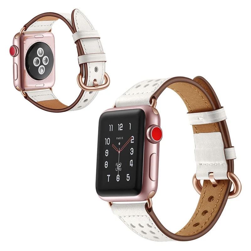 Apple Watch Series 5 44mm / Apple Watch 44mm Echtes Leder armband
