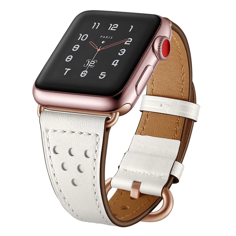 Apple Watch Series 5 44mm / Apple Watch 44mm Echtes Leder armband