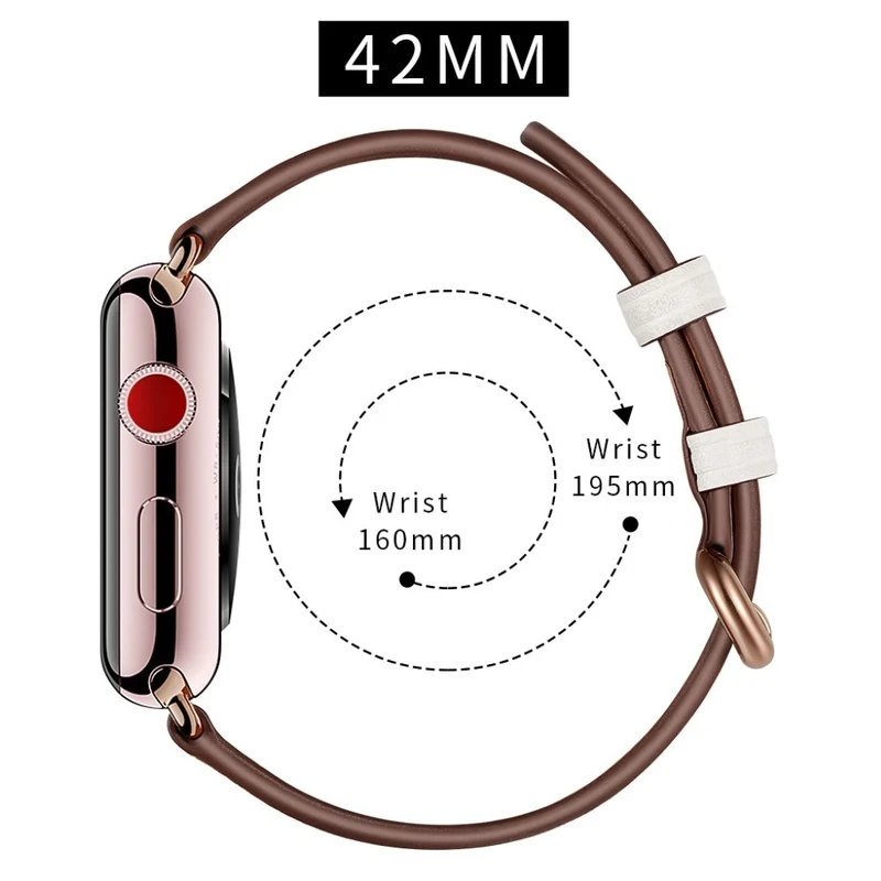 Apple Watch Series 5 44mm / Apple Watch 44mm Echtes Leder armband