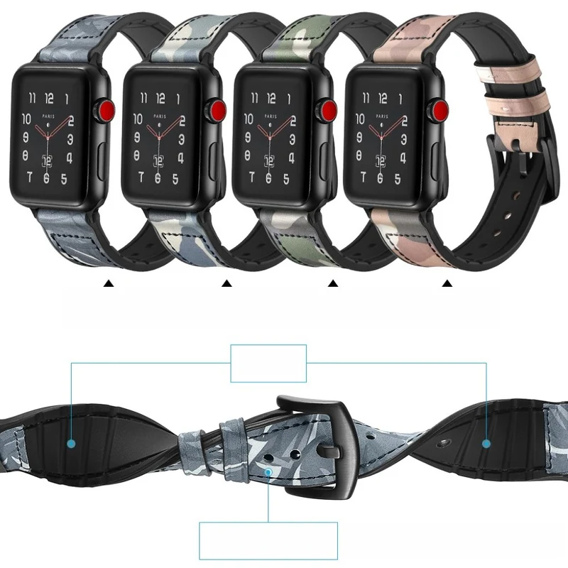 Apple Watch Series 5 44mm / Apple Watch 44mm Echtes Leder armband