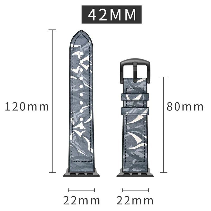 Apple Watch Series 5 44mm / Apple Watch 44mm Echtes Leder armband