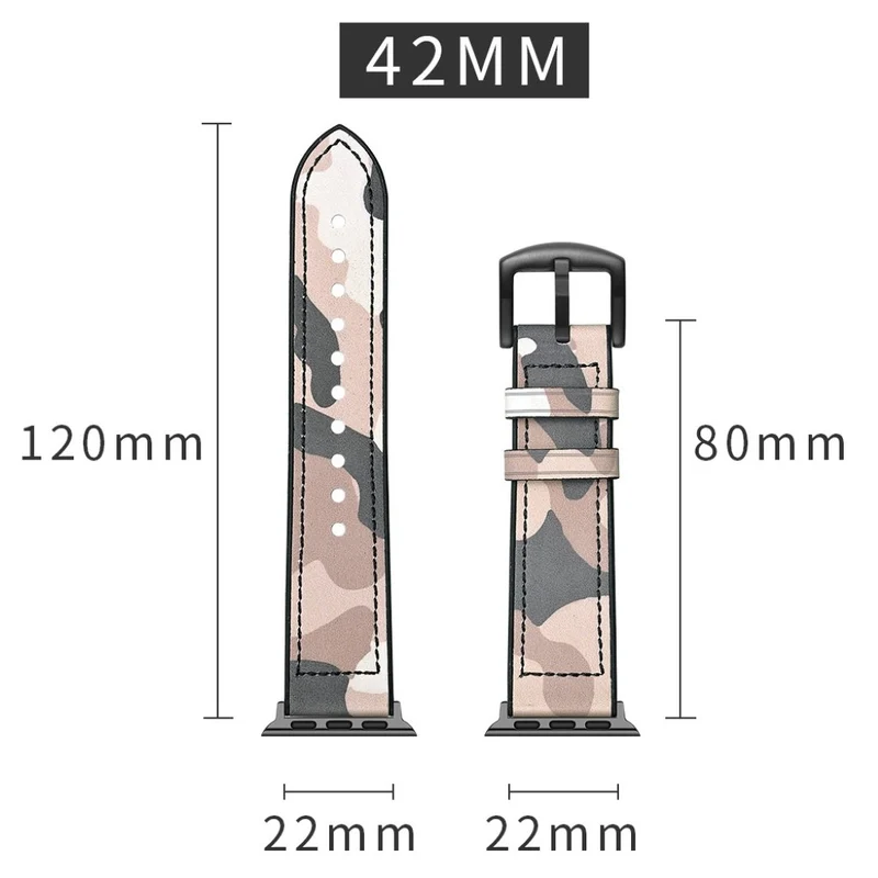 Apple Watch Series 5 44mm / Apple Watch 44mm Echtes Leder armband