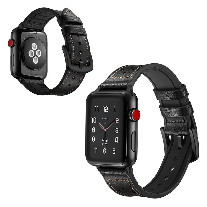 Apple Watch Series 5 44mm / Apple Watch 44mm Echtes Leder armband