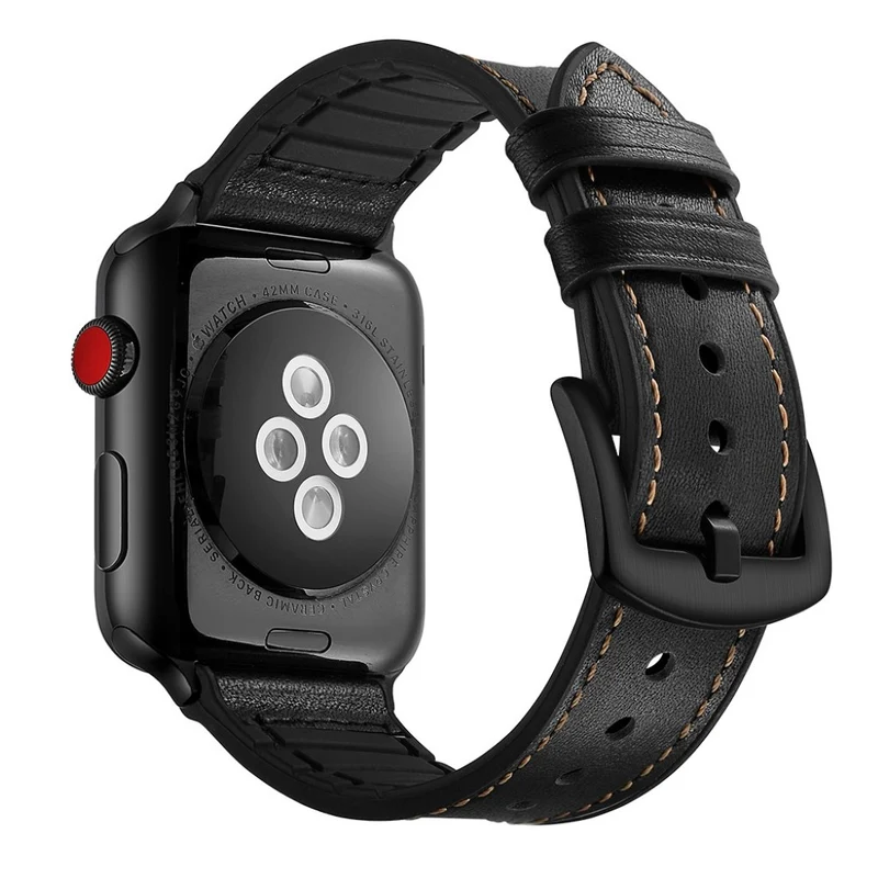 Apple Watch Series 5 44mm / Apple Watch 44mm Echtes Leder armband