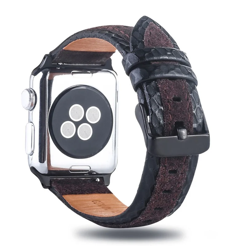 Mega modisch Apple Watch Series 4 44mm Echtes Leder armband