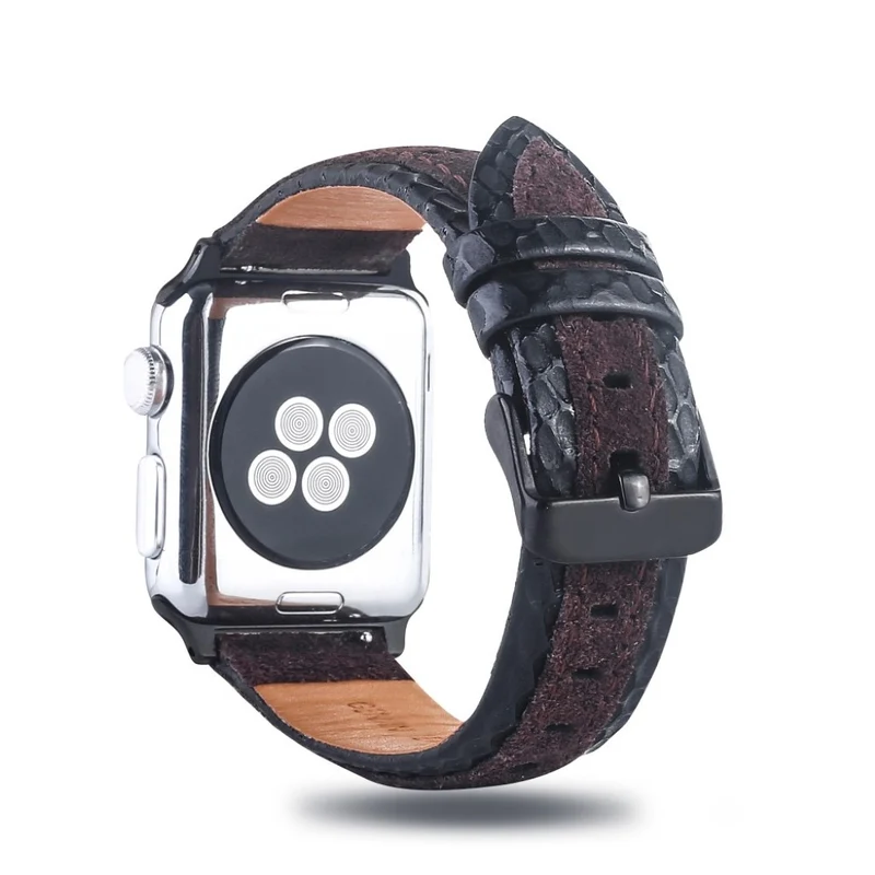 Mega modisch Apple Watch Series 4 44mm Echtes Leder armband