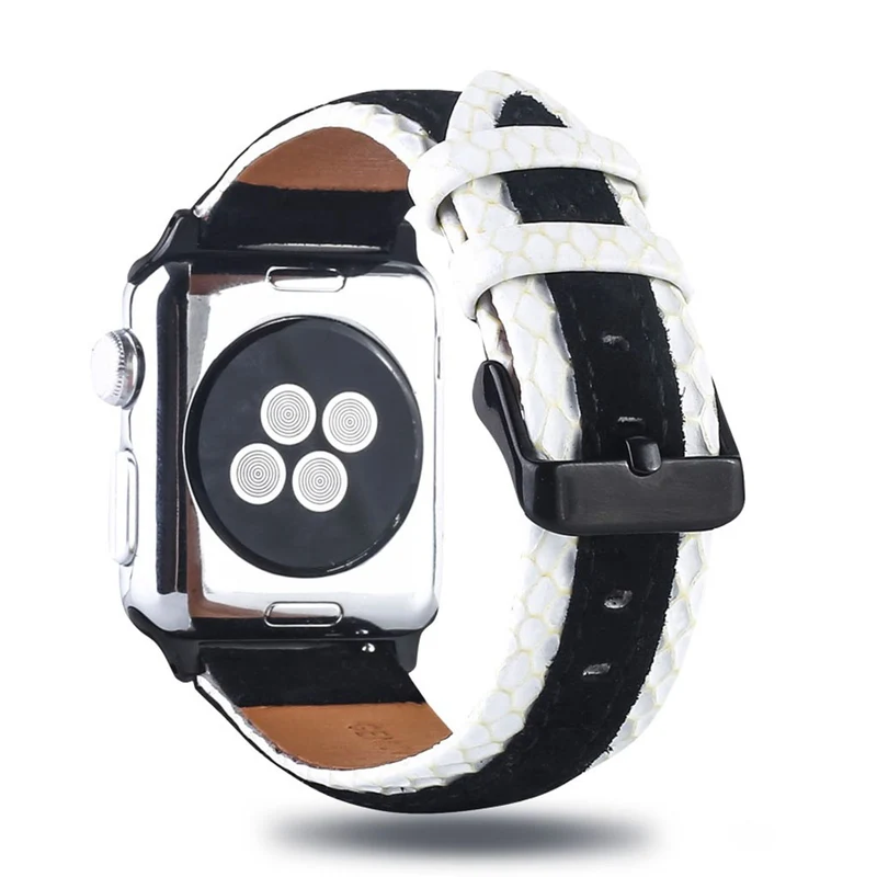 Mega modisch Apple Watch Series 4 44mm Echtes Leder armband