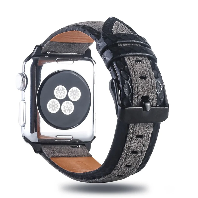 Mega modisch Apple Watch Series 4 44mm Echtes Leder armband