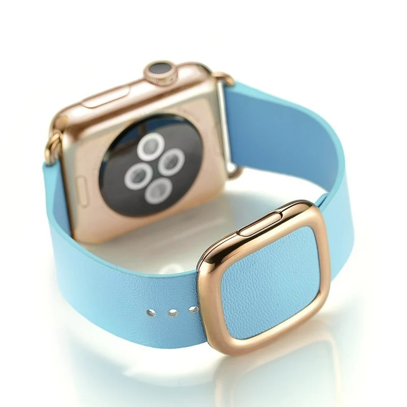 Bequem Apple Watch Series 4 44mm Echtes Leder armband