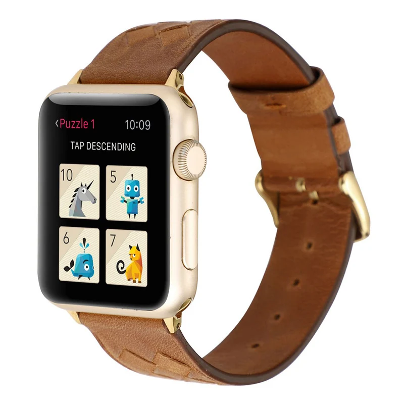Mega cool Apple Watch Series 4 40mm Echtes Leder armband