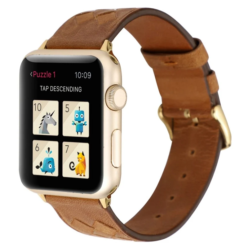 Mega cool Apple Watch Series 4 40mm Echtes Leder armband