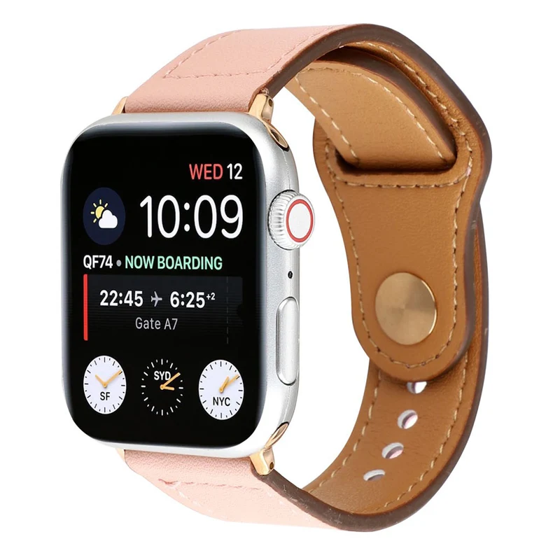 Mega modisch Apple Watch Series 4 40mm Echtes Leder armband