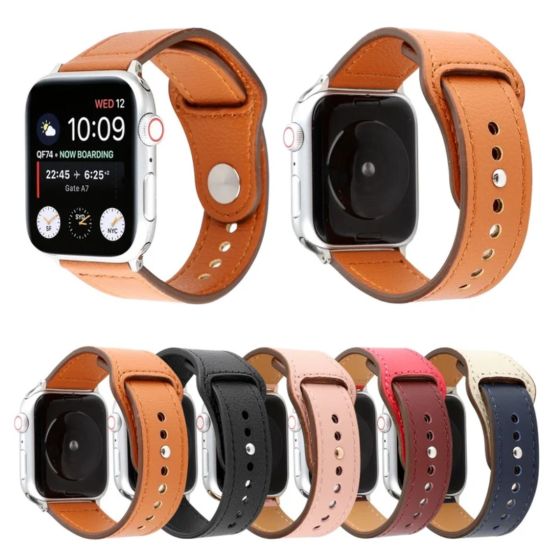 Mega modisch Apple Watch Series 4 40mm Echtes Leder armband
