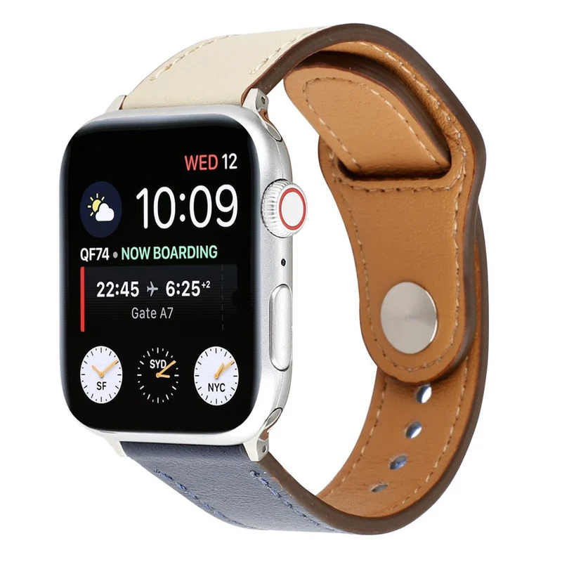 Mega modisch Apple Watch Series 4 40mm Echtes Leder armband
