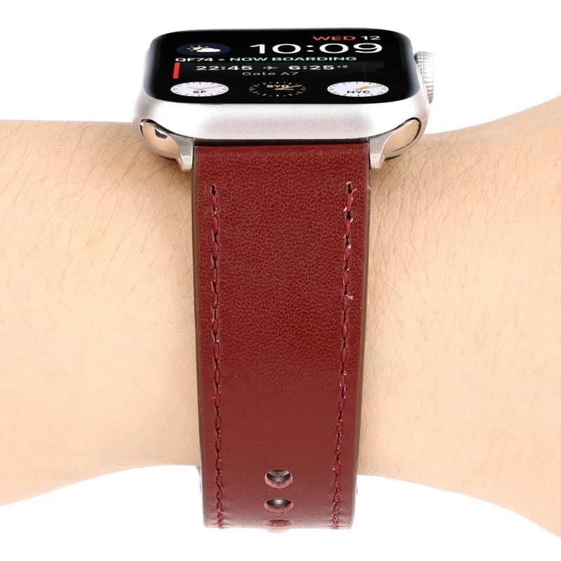 Mega modisch Apple Watch Series 4 40mm Echtes Leder armband