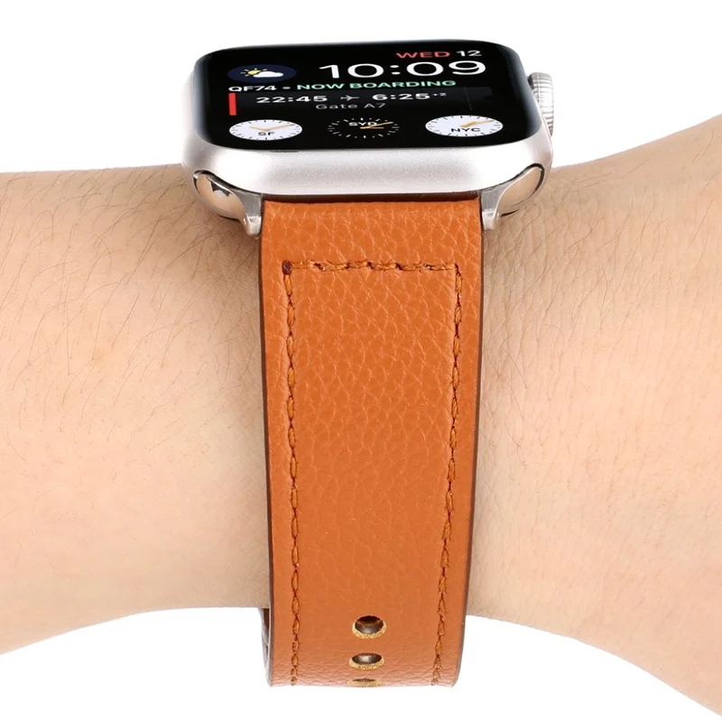 Mega modisch Apple Watch Series 4 40mm Echtes Leder armband