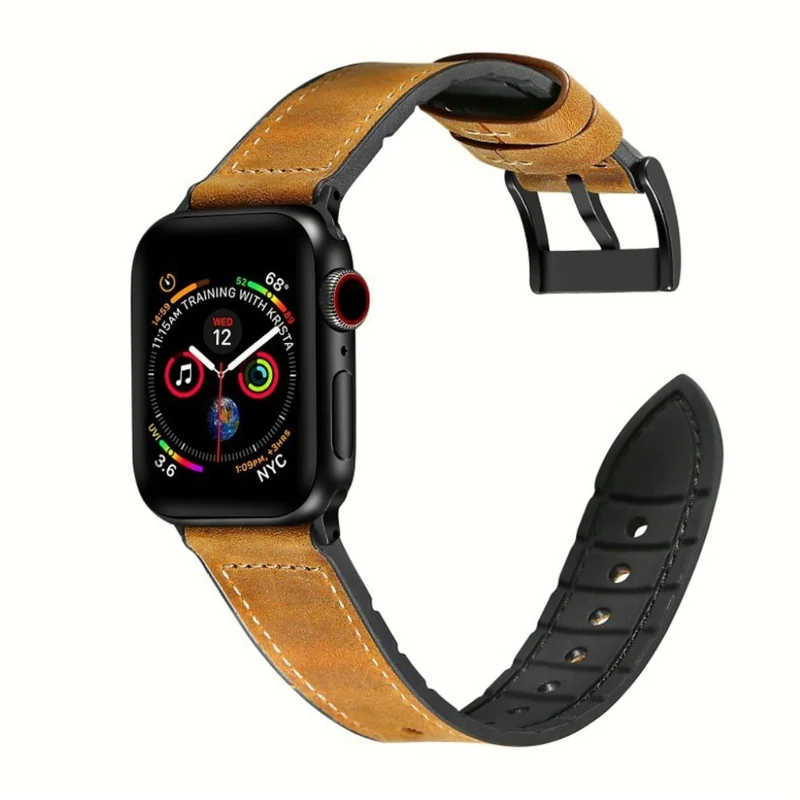 Sehr elegant Apple Watch Series 4 40mm Echtes Leder armband
