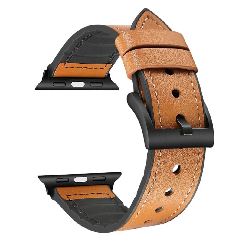 Sehr elegant Apple Watch Series 4 40mm Echtes Leder armband