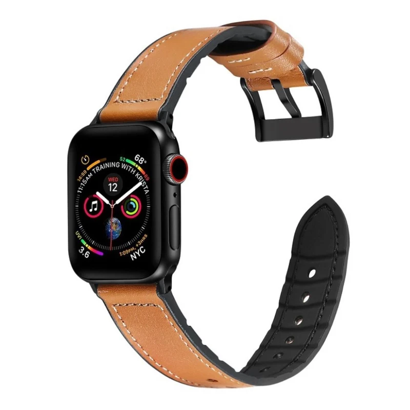 Sehr elegant Apple Watch Series 4 40mm Echtes Leder armband