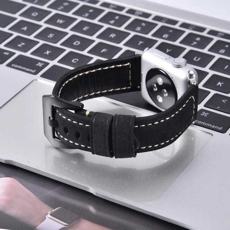 Sehr cool Apple Watch Series 4 40mm Echtes Leder armband