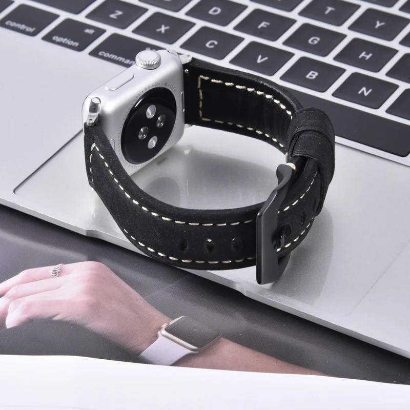 Sehr cool Apple Watch Series 4 40mm Echtes Leder armband