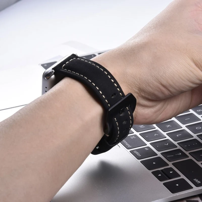 Sehr cool Apple Watch Series 4 40mm Echtes Leder armband