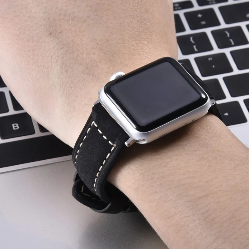 Sehr cool Apple Watch Series 4 40mm Echtes Leder armband