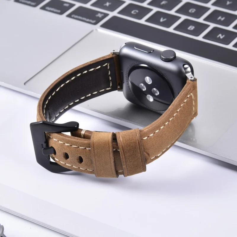Sehr cool Apple Watch Series 4 40mm Echtes Leder armband