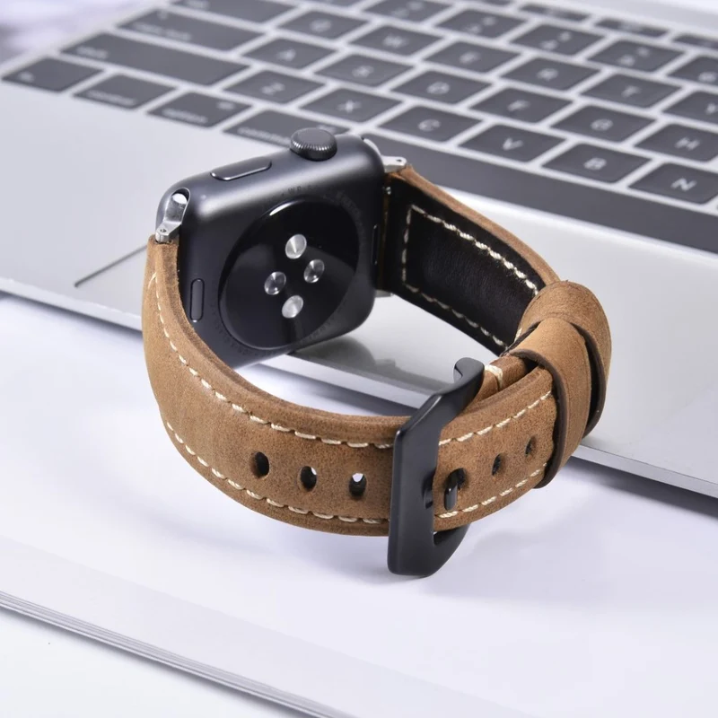 Sehr cool Apple Watch Series 4 40mm Echtes Leder armband
