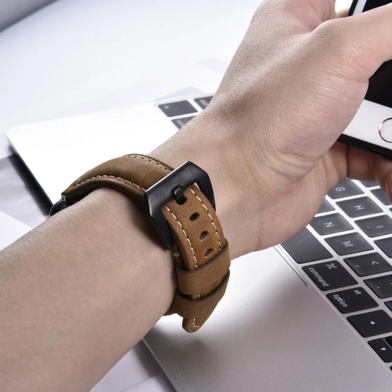Sehr cool Apple Watch Series 4 40mm Echtes Leder armband