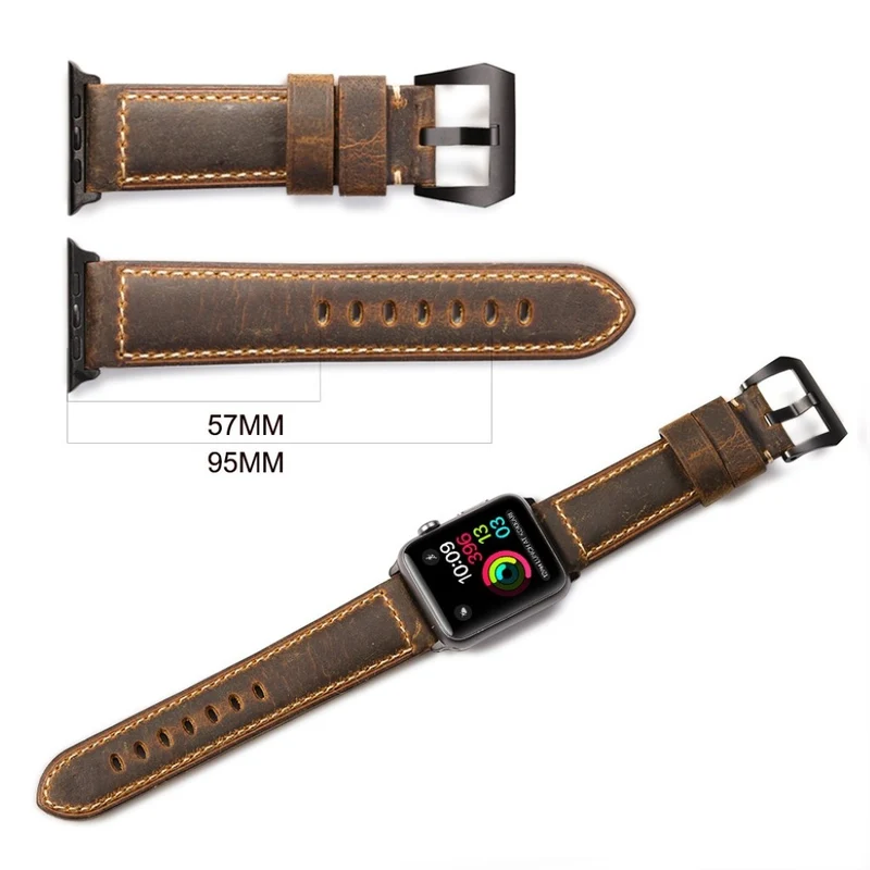 Sehr cool Apple Watch Series 4 40mm Echtes Leder armband