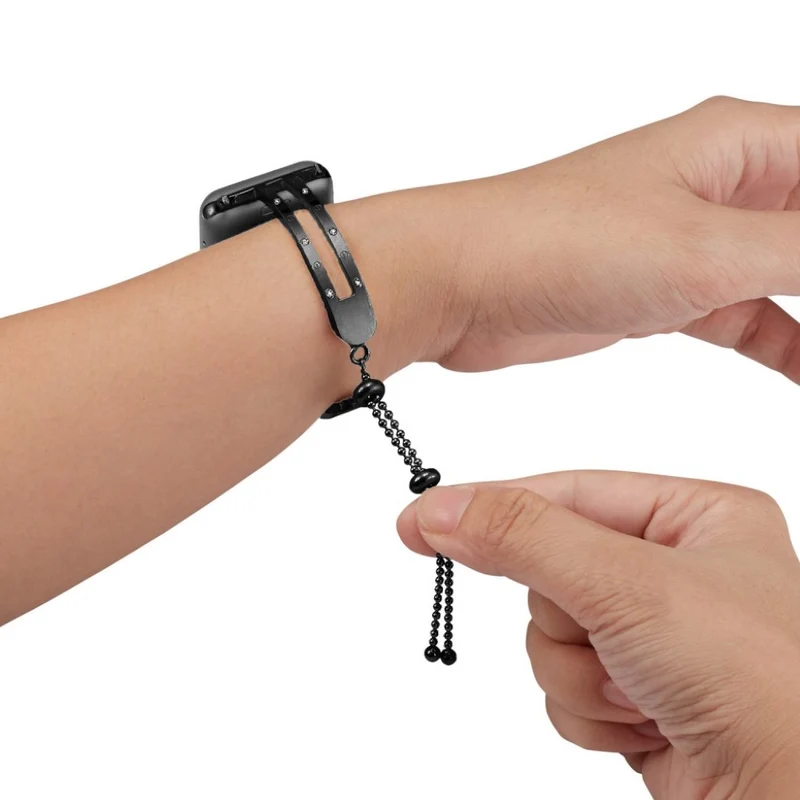 Süß Apple Watch Series 4 44mm Metall und Strass armband