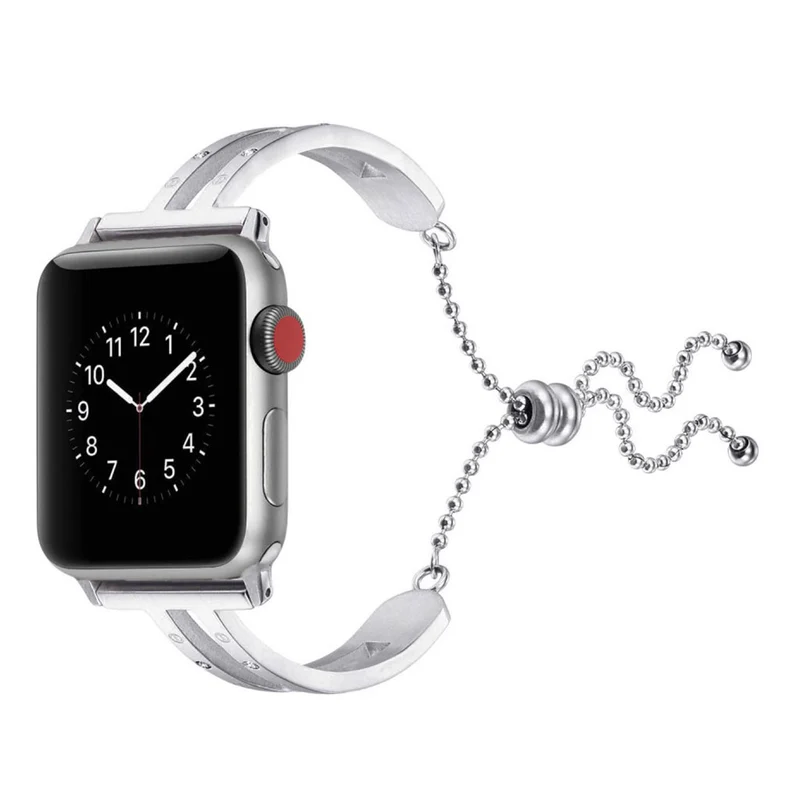 Süß Apple Watch Series 4 44mm Metall und Strass armband