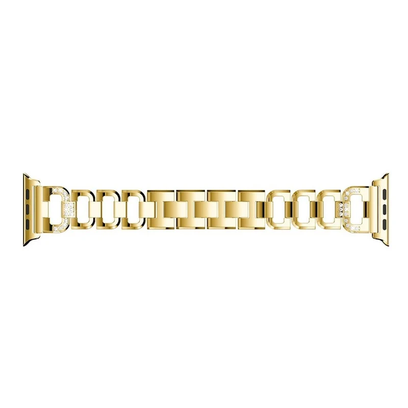 Schön Apple Watch Series 1-3 38mm Metall und Strass armband