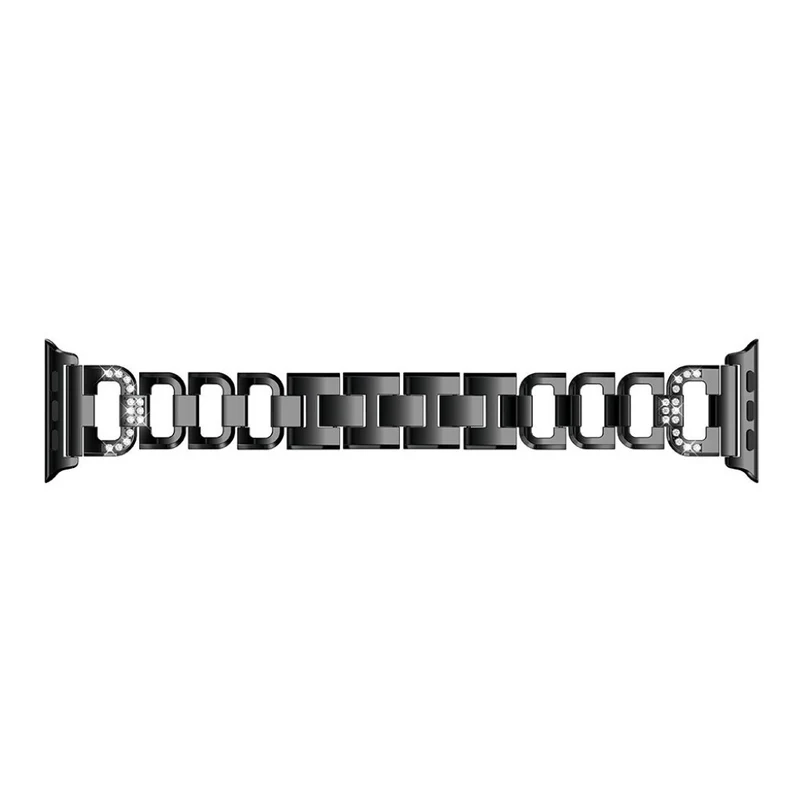 Schön Apple Watch Series 1-3 38mm Metall und Strass armband
